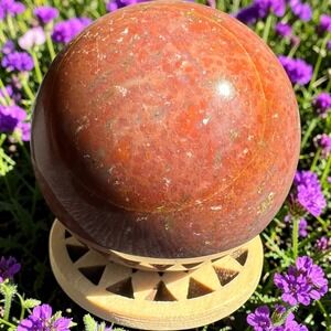 Mookaite Jasper Sphere Crystal Sphere Healing Stone‎ Meditation Decor Stand